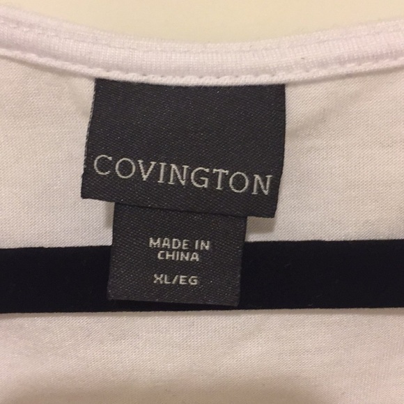 White & Metallic Silver Polka Dot Ruffle Front Career Office Wear Tank Size XL - Picture 2 of 8